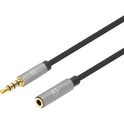 MANHATTAN 356022 - Kabel Klinke 3,5 mm, Verlängerung, 1,0 m