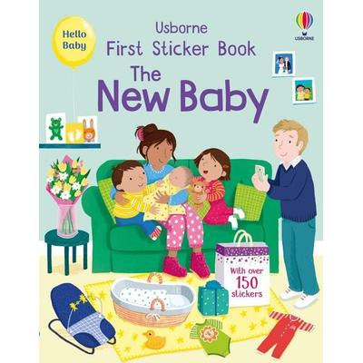 First Sticker Book The New Baby, Taschenbuch von Jessica Greenwell, Usborne, 978-1-80507-069-6