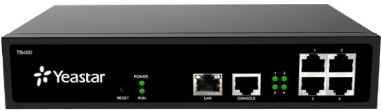 Yeastar TB400 Passerelle IP RNIS (BRI) configurable par logiciel, avec 4 ports BRI