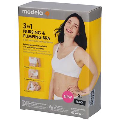 Medela 3in1 nursing & pumping BH XL schwarz 1 St Bustier