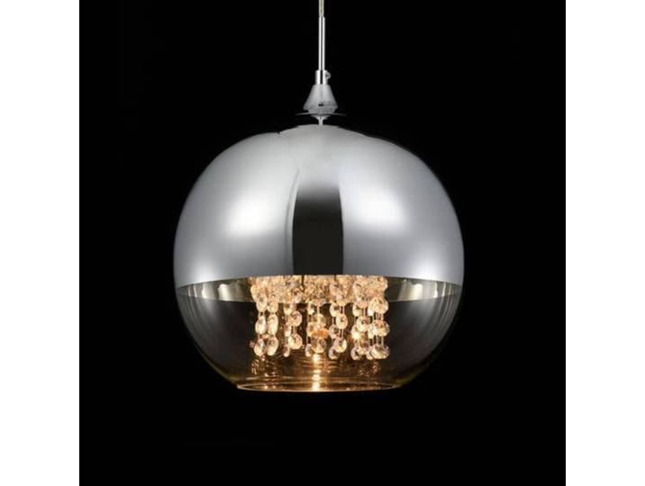 Maytoni Hängeleuchte Fermi, dimmbar, chrom / silber, für Wohn- / Esszimmer, Glas, Modern, Kugellampe