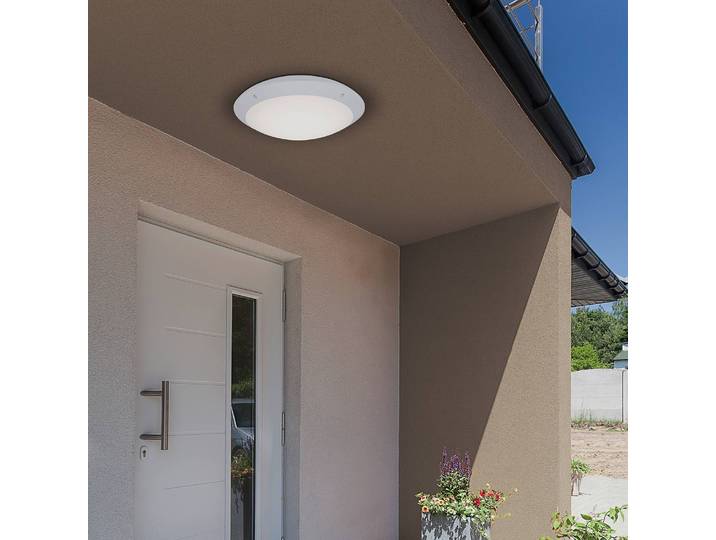 Luminaire dextérieur LED Medway Ø 31cm Blanc/Blanc