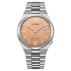 Citizen Tsuyosa Automatic NJ0159-86Z Herrenuhr Silber / Lachs