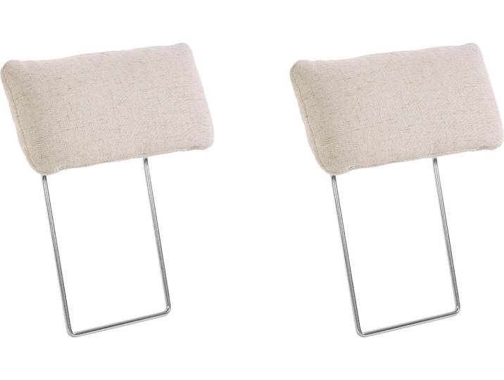 Sofa-Kopfstütze GOODPRODUCT Costello, B: 48 cm , beige (natur), B:48cm H:26cm T:18cm, Holzwerkstoff, Kopfstützen, Sofa-Kopfstütze, Set: 2 Stück, passend zur Serie