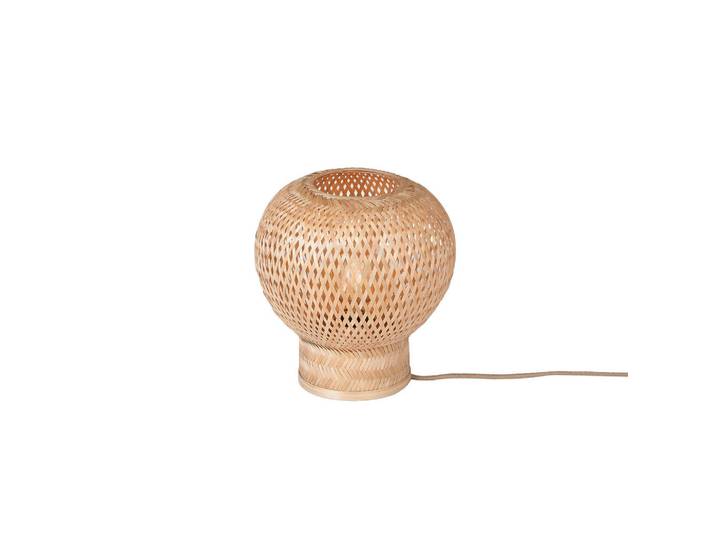 Good & Mojo Tischleuchte Good \u0026 Mojo, Naturfarben, Naturmaterialien, rund, 27 cm, Lampen & Leuchten, Innenbeleuchtung, Tischlampen, Tischlampen