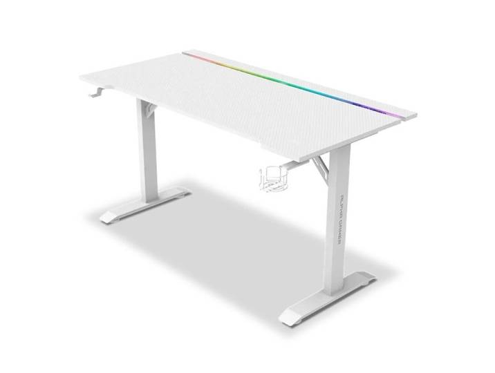 Bureau Gaming Alpha Gamer Starla RGB Blanc