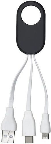 Câble de charge personnalisé adaptateur Pilar plastique ABS PVC noir