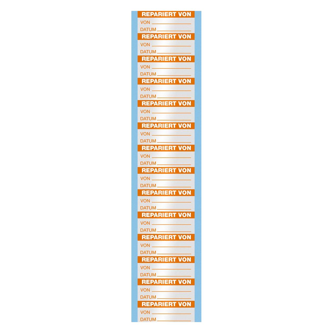 Brady B-184, WOAF-31-D, Beschriftbare Etiketten zur Qualitätskontrolle, Aluminiumfolie, Orange auf (101881)