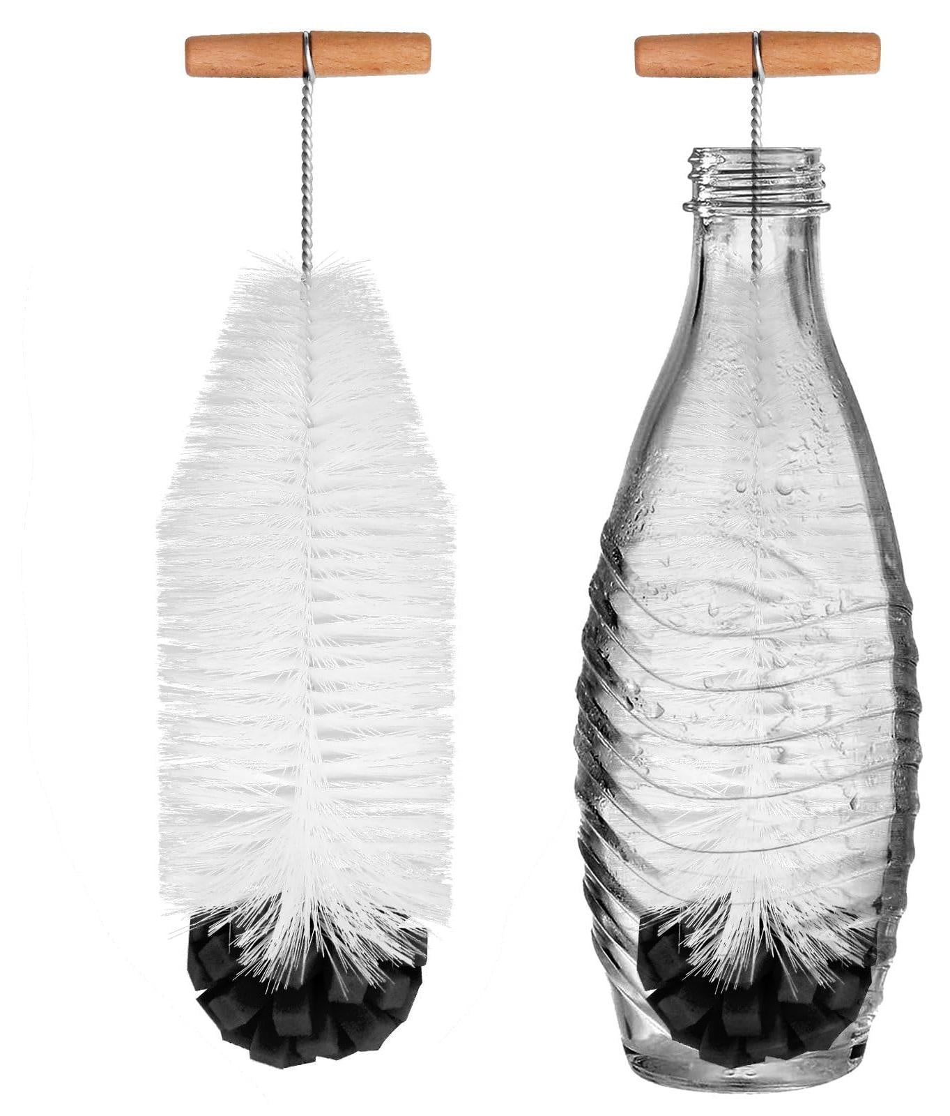 Dripio Flessenborstel Zwart 35 cm - Geschikt voor Glas en Plastic