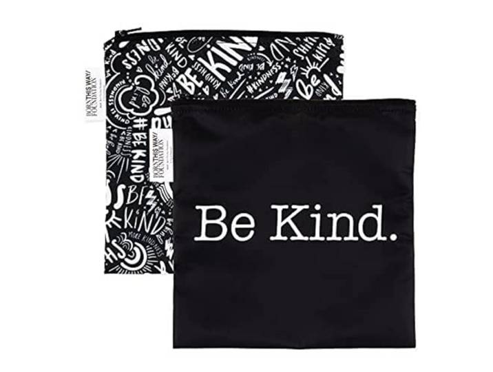 Bumkins Herbruikbare snackzakjes (2 stuks) - Be Kind