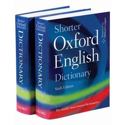 Shorter Oxford English Dictionary, Gebundene Ausgabe von Oxford Languages, Oxford University Press, 978-0-19-920687-2