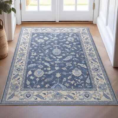 Well Woven Ushak Mardin Updated Traditional Boho Flat-Weave Area Rug
