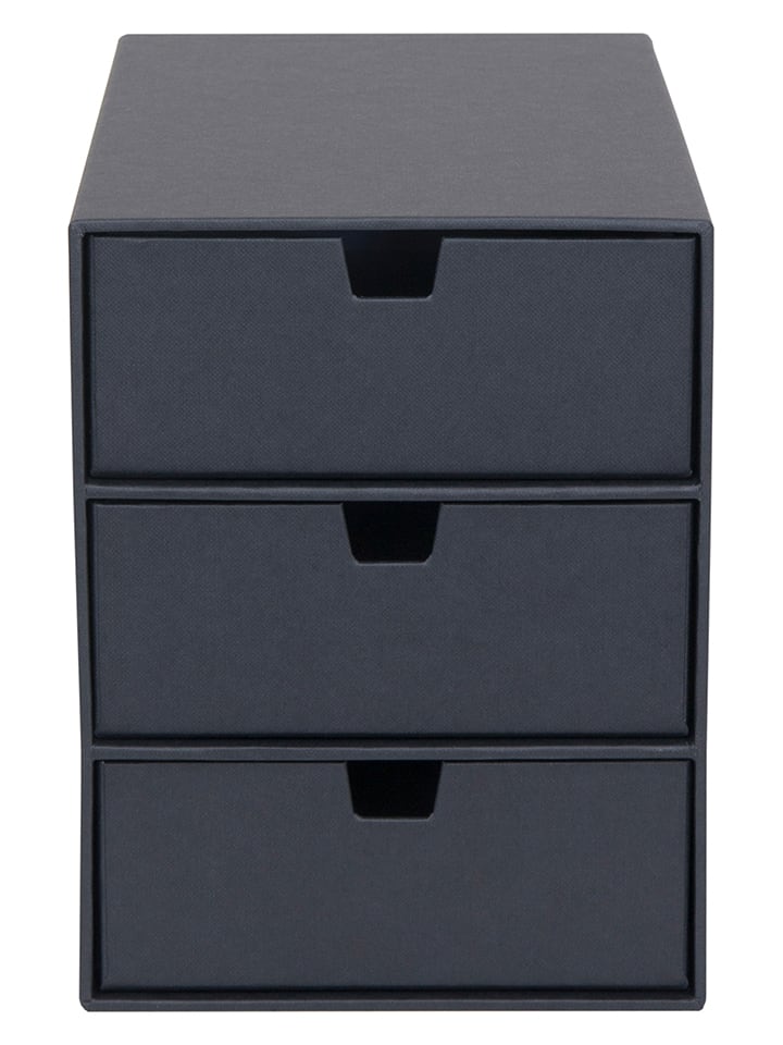 BIGsoBox Schubladenbox "Ingrid" in Anthrazit - (B)16 x (H)20,5 x (T)25 cm - onesize