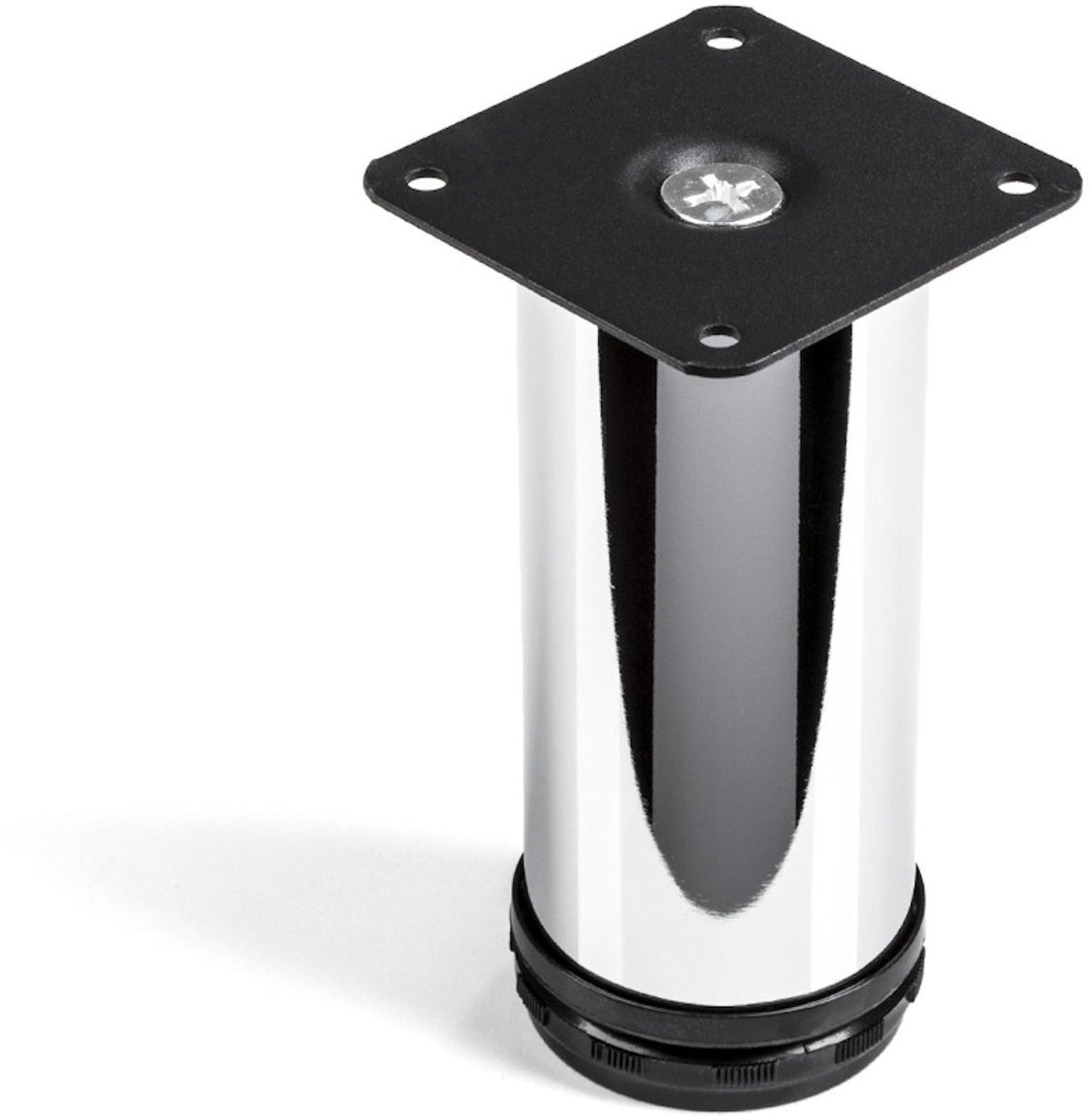 Meubelpoot JIM chroom Ø 50 mm, Hoogte: 12 cm van SO-TECH