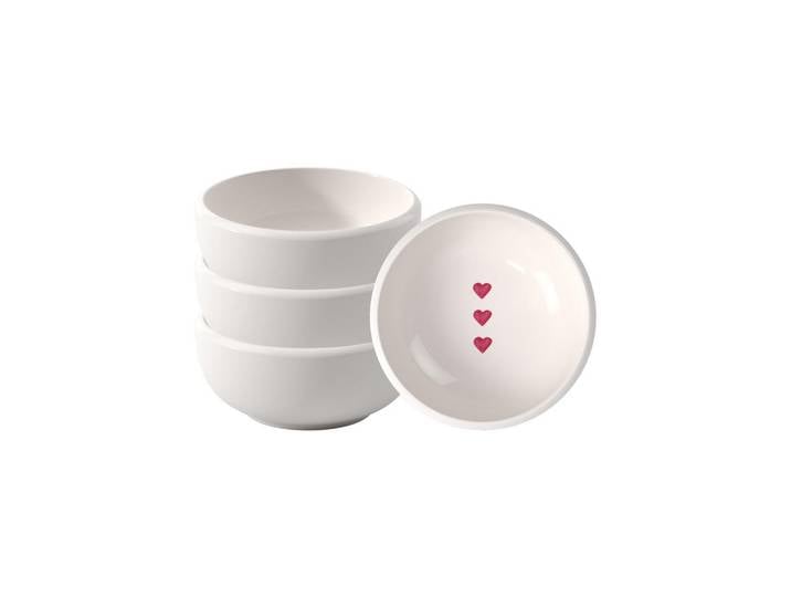 like.Villeroy & Boch Dipschalen With Love weiß ø 8 cm 6er Set, Weiß, Keramik, Geschirr, Schalen & Schüsseln, Dipschalen