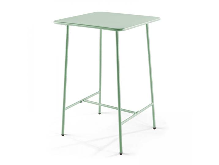 Oviala - Table haute extérieure mange-debout 70x70x105 cm en métal