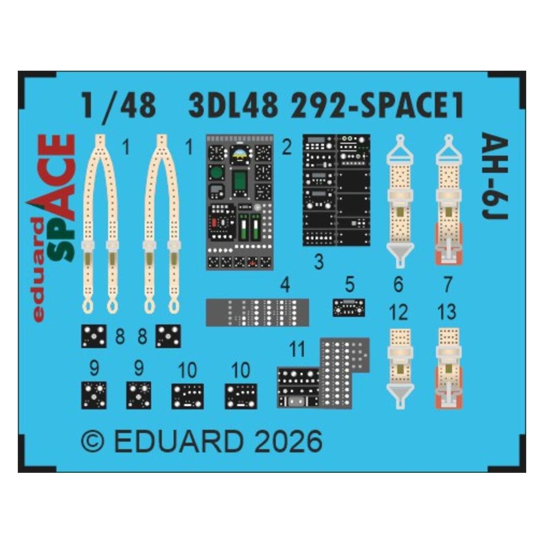 Eduard AH-6J SPACE for ICM (3DL48292)