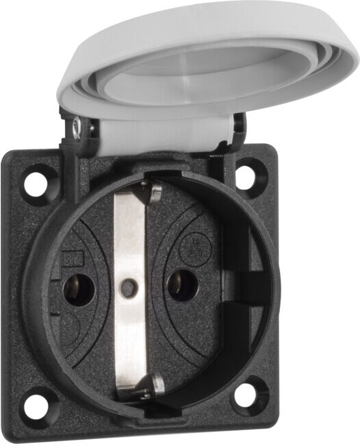 ABL Prise encastrable EB-Prise 1K gris/gris Sk 1661060 (1661060)