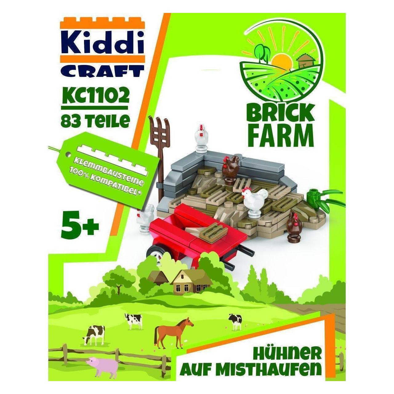 Kiddicraft Hühner auf Misthaufen (KC1102)