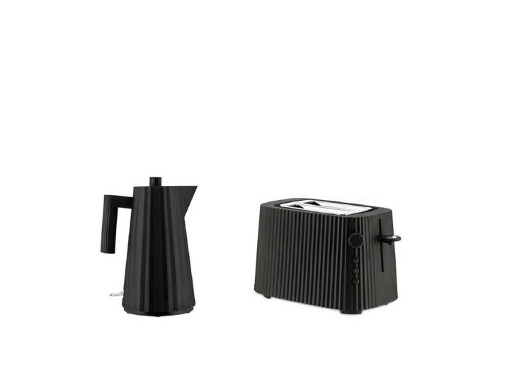 Alessi Wasserkocher Set Toaster + Wasserkocher Plissé