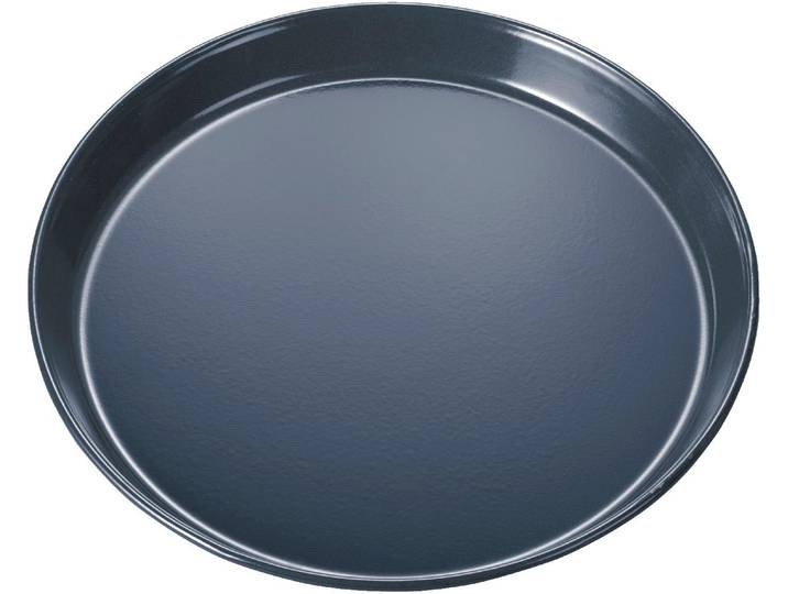 SIEMENS Pizzablech HZ617000 , schwarz, Ø 35cm, Backbleche, emailliert, Pizzablech