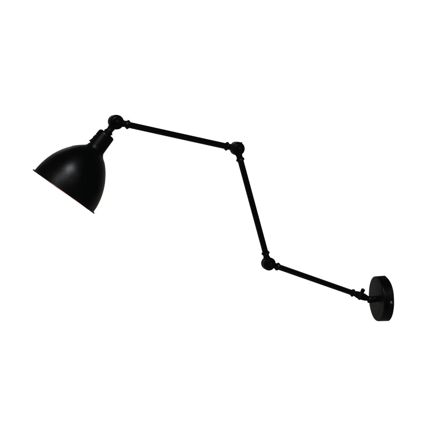 By Rydéns Bazar wandlamp mat zwart 122 cm