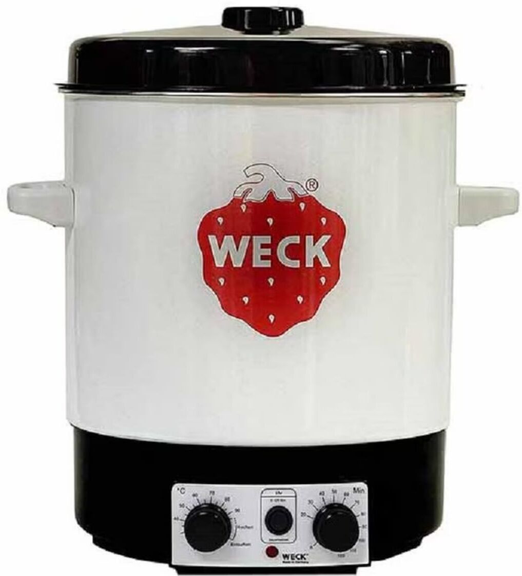WECK Einkochautomat "WAT 25 Edelstahl 1800W, 29 Liter", silber (silberfarben), Einkochautomaten, Einkochautomat silberfarben Einheitsgröße