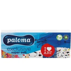 Taschentücher 4-lagig weiß 10x10 Stück/Pack, gesamt 100 Taschentücher