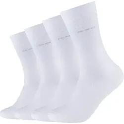 CAMANO Herren Socken Online ca-soft Socks 4p, Größe 35-38 in Weiß Weiß