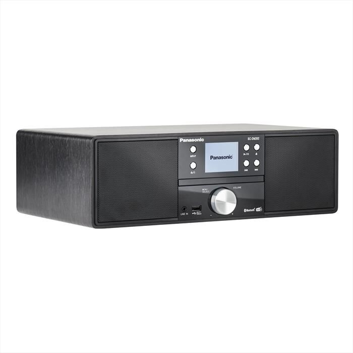 Panasonic Sistema Micro Hi-fi Dab+, Cd, Bluetooth, Sc-dm202-nero