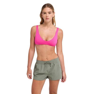 Badepants ROXY "Roxy Wave 2", Damen, Gr. XXL, grün (agave grün), Polyester, Badehosen