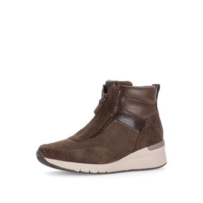 Sneaker GABOR "Sneaker high", Damen, Gr. 38, braun, Schuhe Sneaker