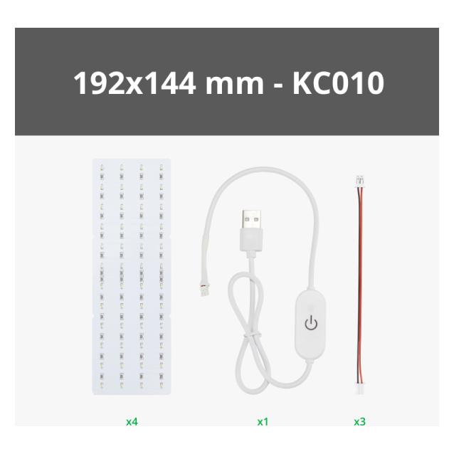 Bambu Lab - Hardware Kit - Lithophane LED Backlight Board Kit - 4pcs (B-KC010)