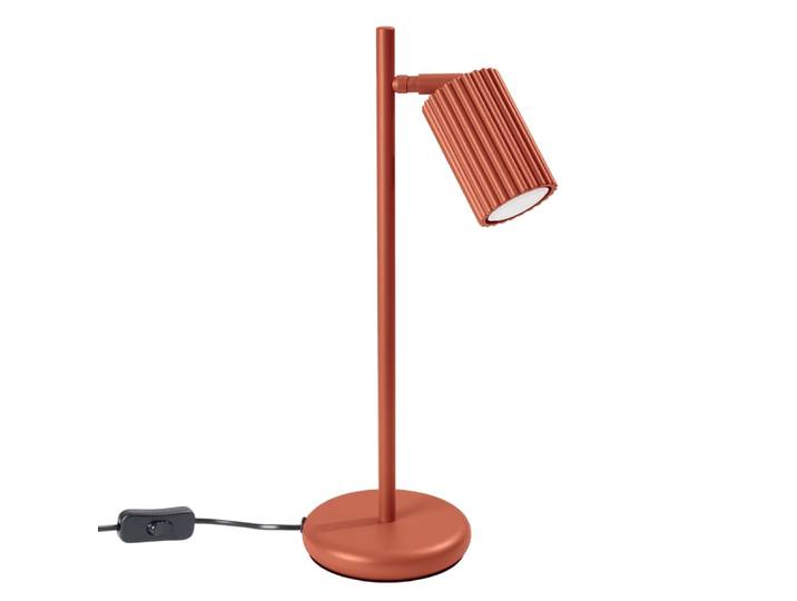 Lampe à poser Aluminium Ocre Rouge GU10 1 Karbon