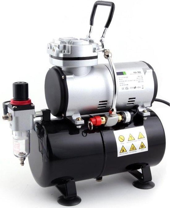 Fengda Luchtcompressor met luchtreservoir en automatische uitschakeling, 4 bar