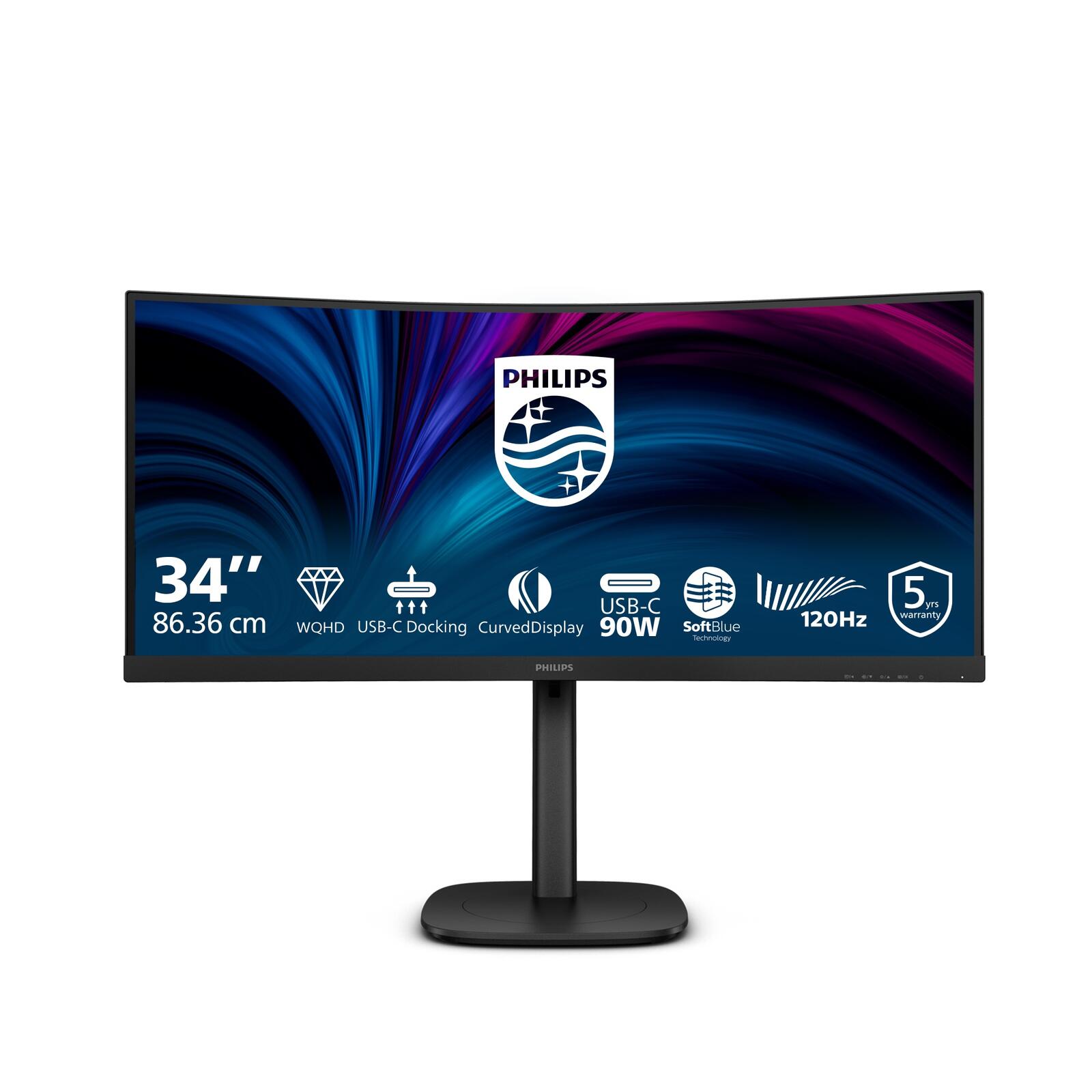 Philips 34B2U3600C WQHD Curved Business Display 86,4 cm (34") 34B2U3600C/00