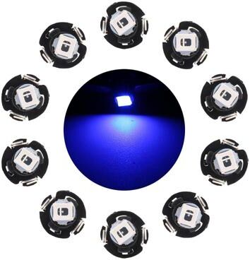 Everyday Crate T3 LED Dashboard Bulbs 0.5W Instrument Panel Light Plug And Play Indicator Lamp Set blue Light