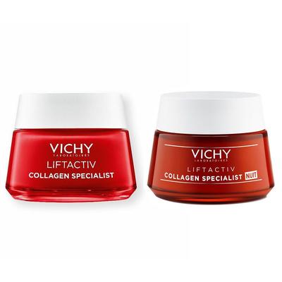 Vichy Liftactiv Collagen Specialist Creme + Nacht Crem 50+50 ml