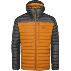 Rab Herren Microlight Alpine Daunenjacke - XL - Graphene Marmalade