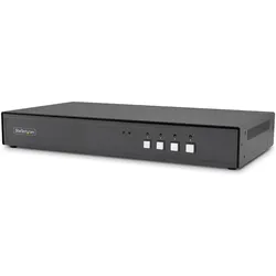 StarTech .com CK4-HP104C, 3840 x 2160 Pixel, 4K Ultra HD, Schwarz, KVM Switch, Schwarz