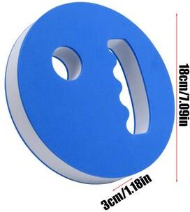 Market Central Water Exercise Discs For Pool Workouts And Swim Training blue