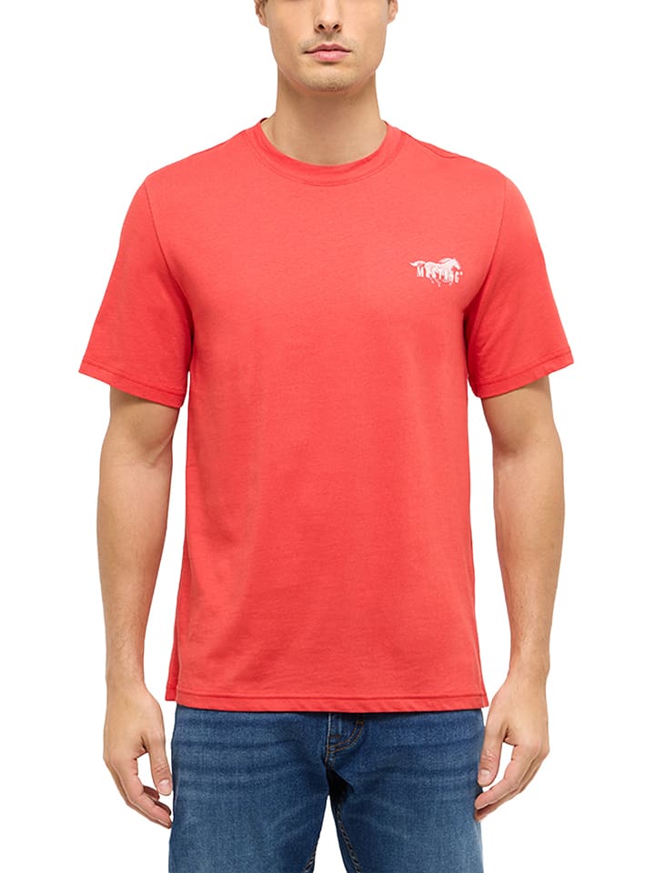 Mustang Shirt "Austin" in Rot - M