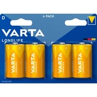 Longlife, Batterie 4 Stück, D