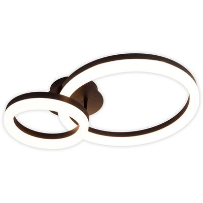 NÄVE LED Deckenleuchte "CIRCULO", schwarz, H: 14cm, 1 Stk., Leuchten, Stufenweise dimmbar per Wandschalter, LED Deckenleuchte