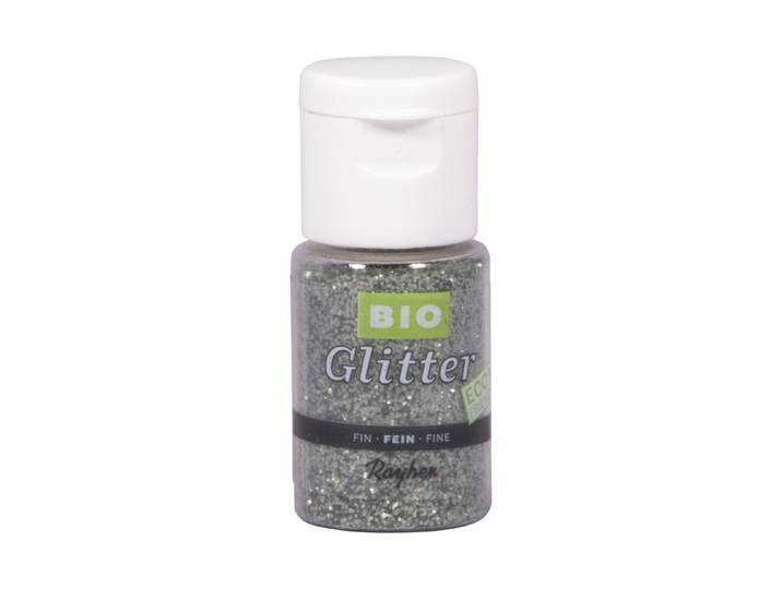 Bio-Glitter pastell Eco friendly, fein, Fläschchen 7g