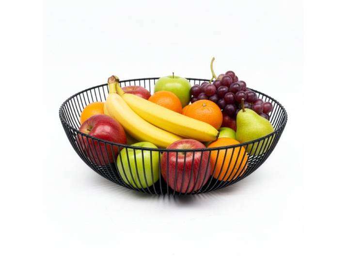 Relaxdays Obstschale aus Metall