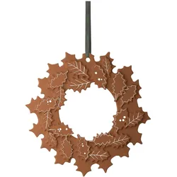 Kähler, Christbaumschmuck, Gingerbread Kranz