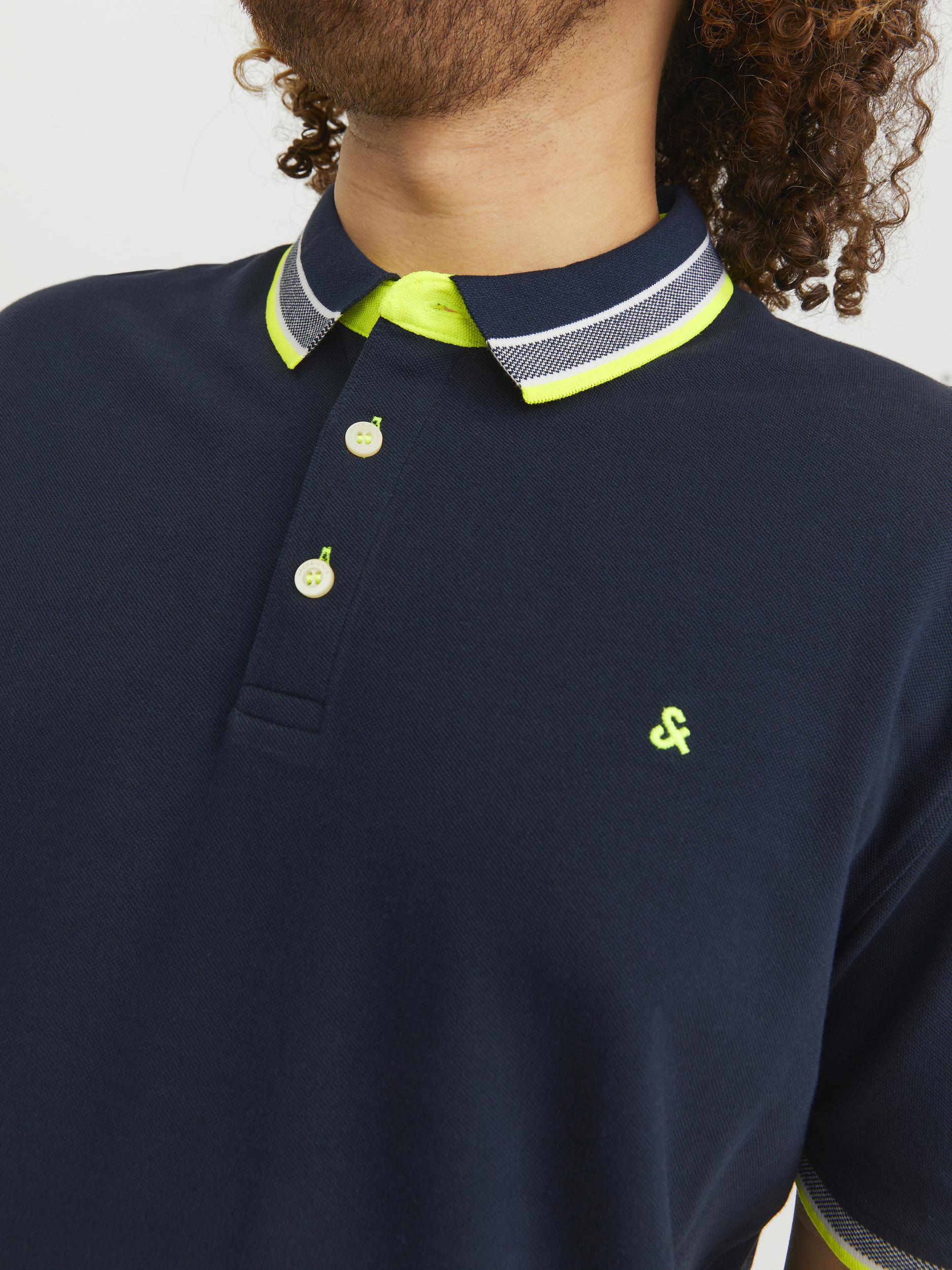 Jack & Jones PlusSize "JJEPAULOS POLO SS NOOS PLS" Baumwolle, regular fit