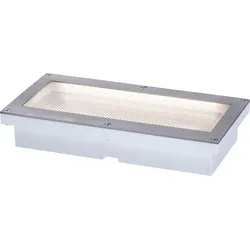 PLM 94239 - LED-Solarleuchte, Bodeneinbauleuchte, silber, IP67