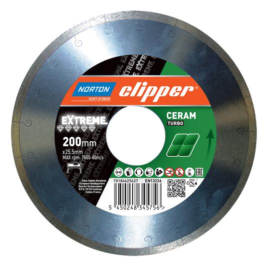 Norton Clipper Diamantscheibe Extreme Ceramic Ø 200x25,4 mm (70184647047)